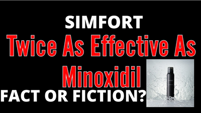 simfort twice as effective as minoxidil